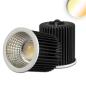 Preview: LED Spot weißdynamisch GU10 8W, 3-polig, 24V DC, silber, 60°, 2700-5700K, CRI80