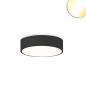 Preview: LED Deckenleuchte schwarz, 25W, rund, DN400, ColorSwitch 3000|3500|4000K, dimmbar