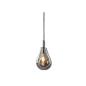 Preview: Pendelleuchte, black Glas, E14, 50-300cm, exkl. Leuchtmittel, exkl. Baldachin