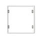 Preview: Aufbaurahmen weiß RAL 9016, Höhe 7cm, für LED Panels 600x600, steckbare Schnellmontage