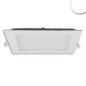 Preview: LED Downlight, 15W, eckig, ultraflach, blendungsreduziert, weiß, neutralweiß, dimmbar CRI90