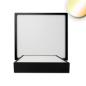 Preview: LED Deckenleuchte PRO schwarz, 24W, eckig, 225x225mm, ColorSwitch 2700|3000|4000K, dimmbar