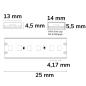 Preview: LED AQUA930 Linear Flexband, 24V DC, 10W, IP68, 3000K, 5m Rolle, 240 LED/m