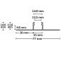 Preview: LED Trockenbau T-Profil 14, 300cm