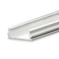 Preview: LED Aufbauprofil SURF12 BORDERLESS FLAT Aluminium eloxiert, 300cm
