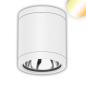 Preview: LED Deckenaufbaustrahler IP65, weiß, 10W, ColorSwitch 3000|4000|5000K, dimmbar