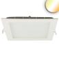 Preview: LED Downlight, 24W, eckig ultraflach weiß, 300x300mm, ColorSwitch 3000|3500|4000K, dimmbar