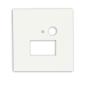 Preview: Cover Aluminium eckig 3 weiß, für Wandeinbauleuchte Sys-Wall68 mit PIR Sensor