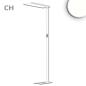 Preview: LED Office Pro Stehleuchte Up&Down, 80W+20W, Weiß, UGR<19, neutralweiß, Touch-Dimm, CH-Stecker