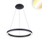 Preview: LED Hängeleuchte Circle 580 schwarz, 48W, rund, ColorSwitch 3000|3500|4000K, dimmbar