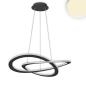 Preview: LED Hängeleuchte Design 600, schwarz, 40W, rund, 3000K, dimmbar