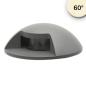 Preview: LED Bodeneinbaustrahler, rund 1SIDE 60mm, schwarz, 12-24V, IP67, 3W, 60°, warmweiß