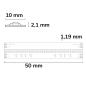 Preview: LED COB RGB Linear Flexband, 24V DC, 14,4W, IP20, 5m Rolle, 840 LED/m