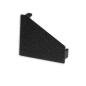 Preview: Endkappe EC110L schwarz für Profil CORNER18, links 1 STK