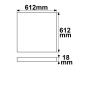 Preview: Infrarot-Panel PREMIUM Professional 320, 612x612mm, 305W