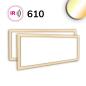 Preview: LED Leuchtrahmen H25, Innenformat 500x1192mm, 70W, weißdynamisch, CRI92