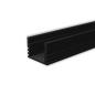 Preview: LED Montageprofil MAXI-AB V2, schwarz RAL9005 L: 200cm