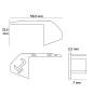 Preview: Endkappe EC222 Kunststoff für Profil STAIRS12, links 1 STK
