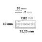 Preview: LED HEQ918/940 Linear CCT Flexband, 48V DC, 6W ww + 6W nw, IP20, 130 lm/W, 5m Rolle, 256 LED/m