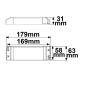 Preview: LED Trafo 48V/DC, 0-150W, SELV, flach