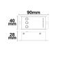 Preview: Sys-Pro Funk Mesh Multi-PWM CCT-Dimmer mit Bedientasten, 2 Kanal, 12-24V DC 12-20A