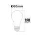Preview: E27 LED Birne A60, 4W, klar, 210 lm/W, warmweiß