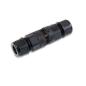 Preview: Kabelverbinder IP67, 3-polig 0.75-2.5mm² mit Federklemme, max. 250V 16A, Manteldm. 6.5-11mm