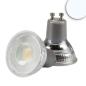 Preview: GU10 LED Strahler 5W, 45°, prismatisch, kaltweiß, dimmbar, CRI90