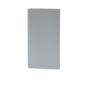 Preview: Endkappe EC113 silber für LAMP30 V1+V2 mit U-COVER63, 2 Stück, mit Lichtfalle