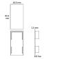 Preview: Endkappe EC113 schwarz für LAMP30 V1+V2 mit U-COVER63, 2 Stück, mit Lichtfalle