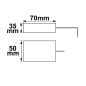 Preview: Anschlussbox 2x5-polig, 0,5-2,5mm², max. 450V/16A zur Durchverkabelung, mit 30cm Anschlussleitung