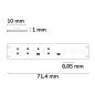 Preview: LED CRI90 Sunset Dim-to-warm (via PWM) Flexband, 24V DC, 12W, IP20, 1800-3000K, 224 LED/m