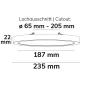 Preview: LED Aufbau/Einbauleuchte Flex Pro DN235, 16W, weiß, 120lm/W, 3000|3500|4000K, dimmbar