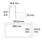 Preview: Track48 Leuchtenrahmen H50, Innenformat 500x800mm, schwarz, exkl. Trafo, exkl. Montageclip/Seilabh.