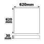 Preview: LED Panel Backlight Line 625 UGR<19 8H/8H, CRI90, 36W, ColorSwitch 3000|4000|6000K, 1-10V dimmbar
