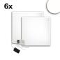 Preview: LED Panel ECO Backlight Line 625 UGR<19 2H/2H, CRI80, 36W, neutralweiß, 6er Pack, Push/DALI dimmbar
