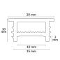 Preview: FLEX-COVER16 Twist+Bend, Silikon, schwarz, 5% Transm., 20m Rolle