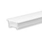 Preview: FLEX-COVER16 Twist+Bend, Silikon, opal, 45% Transm., 5m Rolle