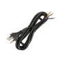 Preview: Anschlussleitung 1,5m mit Stecker Typ J - Schweiz, H05VV-F3G0,75mm²,  schwarz, offene Enden