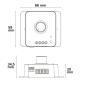 Preview: Sys-Pro Funk Multi-PWM Drehdimmer, 3s Soft-On/Soft-Off, 1 Kanal, 12-24V DC 8A, 36-48V DC 6A