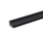 Preview: LED Schrankprofil FURNIT10 WARDROBE, Aluminium, schwarz, RAL9005