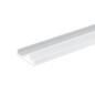 Preview: LED Regalkantenprofil FURNIT10 SHELF, 19mm, Aluminium, weiß, RAL9010