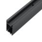 Preview: Gardinenprofil Curtain10 ONE HIGH, schwarz RAL 9005, 200cm