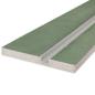 Preview: Plaster 10 One Gipskarton-Feuchtraumplatte 12.5mm, mit Profileinsatz inkl. Schutzcover, 100cm