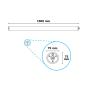 Preview: LED Linearleuchte HP2 150cm, IP69K, 160 lm/W, 50W, 4000K