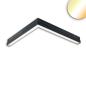 Preview: Track48 Eckleuchte horizontal schwarz, 20W, 120°, 48V DC, 1800-4000K,CRI90, Line+, DALI DT8