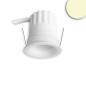 Preview: LED Einbaustrahler BACK32, weiß matt, rund, 5W, CRI90, 2700K, rückversetzt, Honeycomb, dimmbar