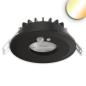 Preview: LED Einbaustrahler Vario-68 mit PIR-Sensor 6W, 60°, 2700|3000|4000|6000K, IP65, CRI90, schwarz