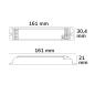 Preview: Notstrom-Akkumodul LiFePO4 EL-T Selftest 3000mAh, 5W (20-300 V), DALI DT1