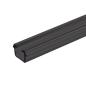 Preview: Gardinen-Inlay schwarz transluzent, Innenformat B=9.7 H=6.5mm Schlitz 6mm, 100cm